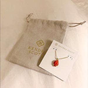 Kendra Scott Ellington Necklace in Red Magnesite